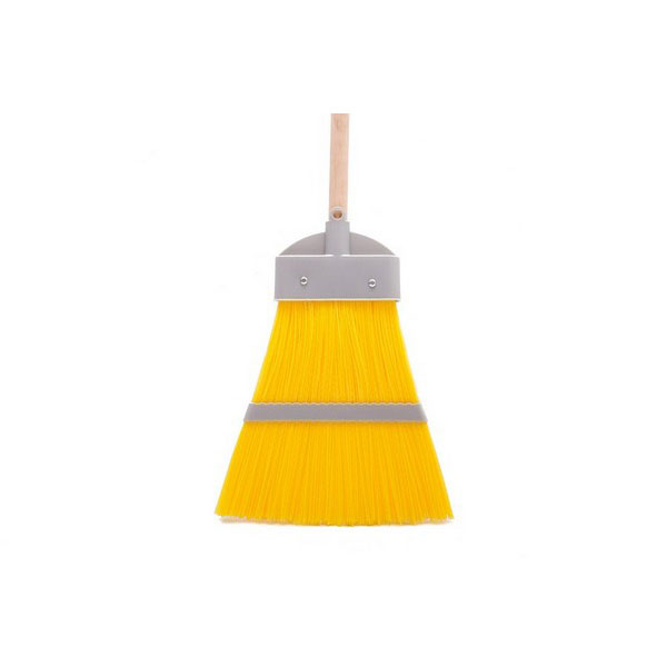 Polycorn broom wooden handle