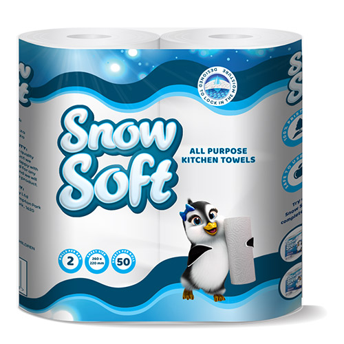 Snow Soft kitchen roll towels